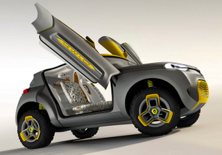 Illustration for article titled New cool car carries a drone for terrain reconnoissance